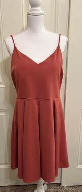 Haute Fox Coral Dress 2X